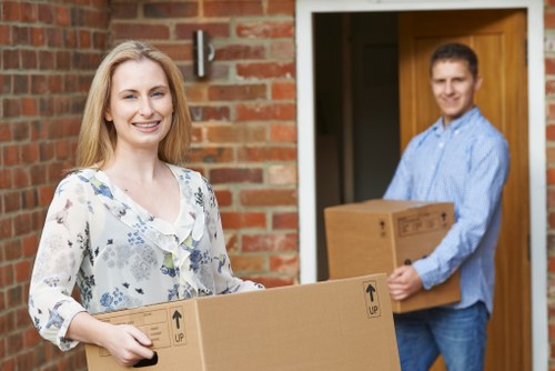 Customer placing a booking for storage services on a digital form