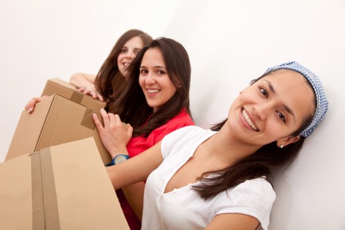 Business move preparation and packing for office removals in Woodfordgreen
