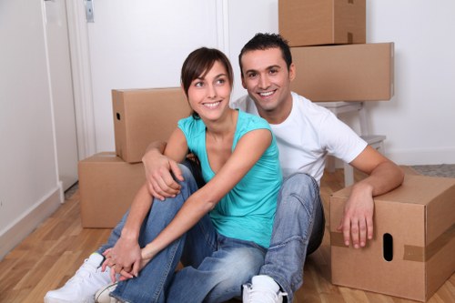Clean and organized self storage space in Woodfordgreen