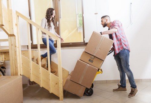 Quoted storage service for a property with limited access in Woodford Green
