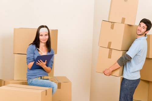 Space-saving office storage layout in Woodfordgreen