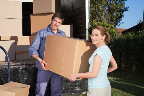 Secure transport of office equipment during a Woodfordgreen relocation